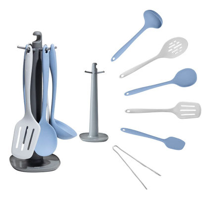 Silicone Cooking Utensils 7-Piece Set Non-Sticky, Heat-Resistant