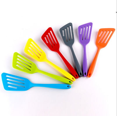 Heat Resistant Silicone Kitchen Utensil Sets Non Stick Pan Full Package Oblique Hot Fish Shovel