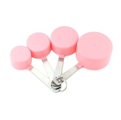 4 Pcs Set Silicone Measuring Spoon Size Measuring Cups Baking Tools With Graduated