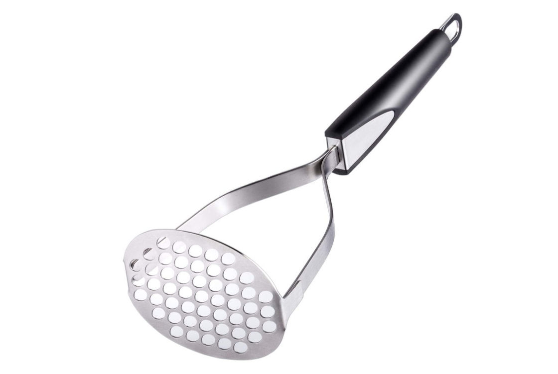 Slipproof Kitchen Gadget Tools Potato Masher Perforated OEM Available